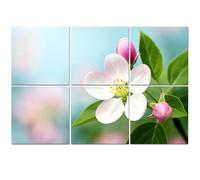 6 Pack Acoustic Foam Panels Sound Proofing tree blossom close up Acoustic Wall Panel Soundproofing for Livingroom Nursery Room 180x120cm Home Decor