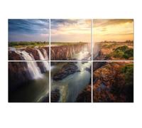 6 Pack Acoustic Foam Panels Sound Proofing Victoria Falls Zambia Zimbabwe Acoustic Wall Panel Soundproofing for Livingroom Nursery Room 180x120cm Home Decor