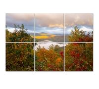 6 Pack Acoustic Wall Panels Sound Absorbing Wall Art acoustic foam Cataloochee Valley 72"x48" Sound Proofing Panels for walls Decorative Noise Dampening