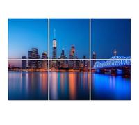 6 Pack Acoustic Wall Panels Sound Absorbing Wall Art acoustic foam Jacksonville Florida city skyline s River building 72"x48" Sound Proofing Panels for walls Decorative Noise Dampening