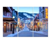 6 Pack Acoustic Wall Panels Sound Absorbing Wall Art acoustic foam park city utah ski resort pictures royalty photos 72"x48" Sound Proofing Panels for walls Decorative Noise Dampening