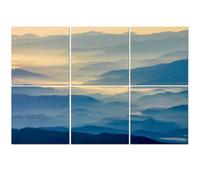 6 Pack Acoustic Wall Panels Sound Absorbing Wall Art acoustic foam Sunrise endless rolling hills Blue Ridge North 72"x48" Sound Proofing Panels for walls Decorative Noise Dampening