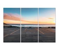 6 Pack Acoustic Wall Panels Sound Absorbing Wall Art acoustic foam sunrise sunset pacific ocean California 72"x48" Sound Proofing Panels for walls Decorative Noise Dampening