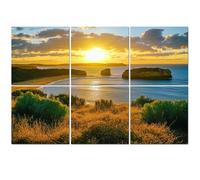 6 Pack Acoustic Wall Panels Sound Absorbing Wall Art acoustic foam sunset bay islands great ocean road victory australia 45 72"x48" Sound Proofing Panels for walls Decorative Noise Dampening