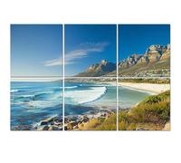 6 Pack Acoustic Wall Panels Sound Absorbing Wall Art acoustic foam Twelve Apostles mountain Camps Bay Cape Town South Africa 72"x48" Sound Proofing Panels for walls Decorative Noise Dampening
