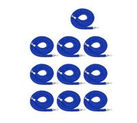6 Pack Adjustable Cargo Nets with Metal Hooks, Heavy Duty Jute Rope Safety Barrier for Events, Grand Openings, Cinemas