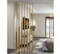 6 Pack Adjustable Room Divider Poles for Privacy, Floor to Ceiling Office Hotel Hall Partition, Space Organizer