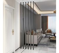 6 Pack Adjustable Room Divider Poles for Privacy, Floor to Ceiling Office Hotel Hall Partition, Space Organizer