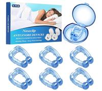 6 Pack Anti Snoring Devices Magnetic Anti Snore Devices Nasal Dilators, Snore Stopper Snoring Relief Reusable for Men/Women Removal of Noise While Sleep Better Breathing