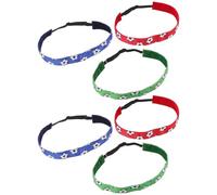 6 Pack Athletic Elastic Cloth Sports Headband for Running