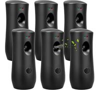 6 Pack Automatic Air Freshener Spray Dispenser Free Standing or Wall Mounted Adjustable Aromatherapy Machines for Home, Bedrooms, Bathrooms, Offices, Hotels, Airports and Commercial Places
