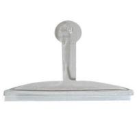 6 Pack - Bath Squeegee, With Suction Cup, Clear Handle, 12 In. - 22300