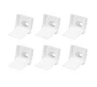 6 Pack Bee Hive Entrance Gates, Square Bee Hive Entrance Reducer Open and Close Plastic Beehive Ventilation Window (White+5.3cm*5cm*1.2cm/2.08in*1.96in*0.47in)