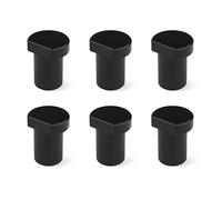 6 Pack Bench Dogs, Aluminum Alloy Bench Brake Inserts for 3/4" Dog Holes, A Woodworking Shop Essential (3/4"(19mm),Black)
