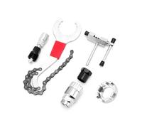 6-Pack Bicycle Repair Tool Kit Crank Chain Cutter Extractor Bracket Flywheel Puller Wrench Chain Remover Accessories