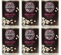 (6 PACK) - Biona - Organic Haricot Beans | 400g | 6 PACK BUNDLE