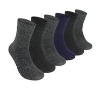 6 Pack Boys Value Boot Socks | Sock Snob | Outdoor Warm Hiking Socks Ideal for Wellies