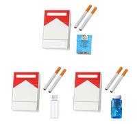 6-Pack Bubble Cigarettes Relief Toy, Bubbles Puff Cigarettes Toy, Bubble Blowing Cigarettes With Rehydration Solution Suitable For Weddings, Birthdays, And Various Holiday-Themed Parties