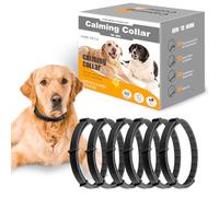 6 Pack Calming Collar for Dogs with Long-Lasting Pheromone,Dog Calming Collar Helps Reduce Unwanted Behavior,Stress Relief Lasts 120 Days 25 Inches Size Flexible Adjustable for Puppy & Adult Dogs