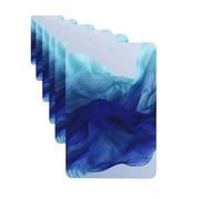 6 Pack Car Air Freshener Abstract Blue Like Wave Cute Car Hanging Air Freshener for Automotive Room Decor Gift