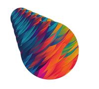 6 Pack Car Air Freshener Abstract colors pattern Cute Car Hanging Air Freshener for Automotive Room Decor Gift