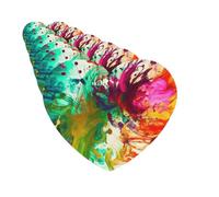 6 Pack Car Air Freshener Abstract Paint Flower Cute Car Hanging Air Freshener for Automotive Room Decor Gift