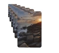 6 Pack Car Air Freshener Along The Rocks Cute Car Hanging Air Freshener for Automotive Room Decor Gift