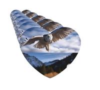 6 Pack Car Air Freshener Animals and landscapes Cute Car Hanging Air Freshener for Automotive Room Decor Gift