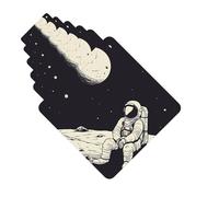 6 Pack Car Air Freshener Astronaut on moon Cute Car Hanging Air Freshener for Automotive Room Decor Gift