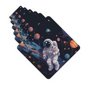 6 Pack Car Air Freshener Astronaut Space Flight Cute Car Hanging Air Freshener for Automotive Room Decor Gift