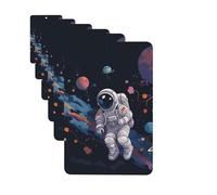 6 Pack Car Air Freshener Astronaut Space Flight Cute Car Hanging Air Freshener for Automotive Room Decor Gift
