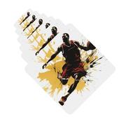 6 Pack Car Air Freshener Basketball Man Dribbling in the Air Cute Car Hanging Air Freshener for Automotive Room Decor Gift