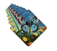 6 Pack Car Air Freshener Beautiful Butterfly Cute Car Hanging Air Freshener for Automotive Room Decor Gift