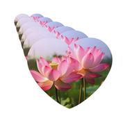 6 Pack Car Air Freshener Beautiful Lotus Flower Cute Car Hanging Air Freshener for Automotive Room Decor Gift