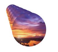 6 Pack Car Air Freshener Beautiful Sunset at Thailand Cute Car Hanging Air Freshener for Automotive Room Decor Gift