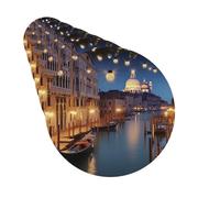 6 Pack Car Air Freshener beautiful venice at night Cute Car Hanging Air Freshener for Automotive Room Decor Gift