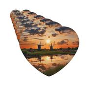 6 Pack Car Air Freshener Beautiful view of the Netherlands Cute Car Hanging Air Freshener for Automotive Room Decor Gift