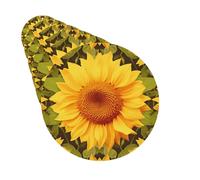 6 Pack Car Air Freshener Beautiful Yellow Sunflower Cute Car Hanging Air Freshener for Automotive Room Decor Gift