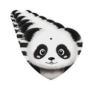 6 Pack Car Air Freshener Black and White Panda Cute Car Hanging Air Freshener for Automotive Room Decor Gift