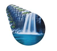 6 Pack Car Air Freshener Blue Waterfall in Hawaii Cute Car Hanging Air Freshener for Automotive Room Decor Gift
