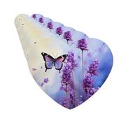 6 Pack Car Air Freshener Butterfly on Purple Flower Cute Car Hanging Air Freshener for Automotive Room Decor Gift