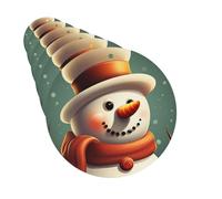 6 Pack Car Air Freshener Christmas Snowman Cute Car Hanging Air Freshener for Automotive Room Decor Gift