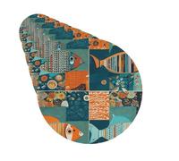 6 Pack Car Air Freshener Colorful Squares for Fish Cute Car Hanging Air Freshener for Automotive Room Decor Gift