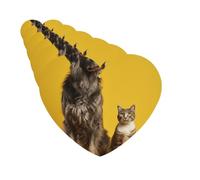 6 Pack Car Air Freshener Dog and Cat Standing Cute Car Hanging Air Freshener for Automotive Room Decor Gift