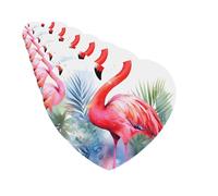 6 Pack Car Air Freshener Flamingo hand painted watercolor Cute Car Hanging Air Freshener for Automotive Room Decor Gift