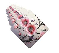6 Pack Car Air Freshener Floral Temperate Zone Plant Cute Car Hanging Air Freshener for Automotive Room Decor Gift