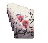 6 Pack Car Air Freshener Floral Temperate Zone Plant Cute Car Hanging Air Freshener for Automotive Room Decor Gift