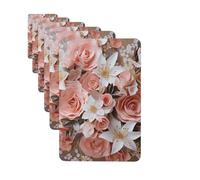 6 Pack Car Air Freshener Floral Wedding Bouquet Cute Car Hanging Air Freshener for Automotive Room Decor Gift