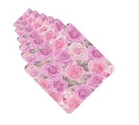 6 Pack Car Air Freshener Floral with Cute Roses Cute Car Hanging Air Freshener for Automotive Room Decor Gift