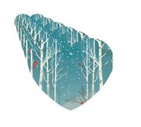 6 Pack Car Air Freshener Merry Christmas Birch Tree Cute Car Hanging Air Freshener for Automotive Room Decor Gift